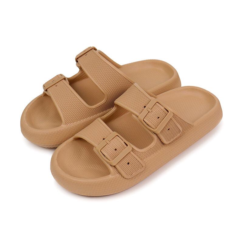 Women's Slip-On Summer Sandals with Adjustable Buckle Straps