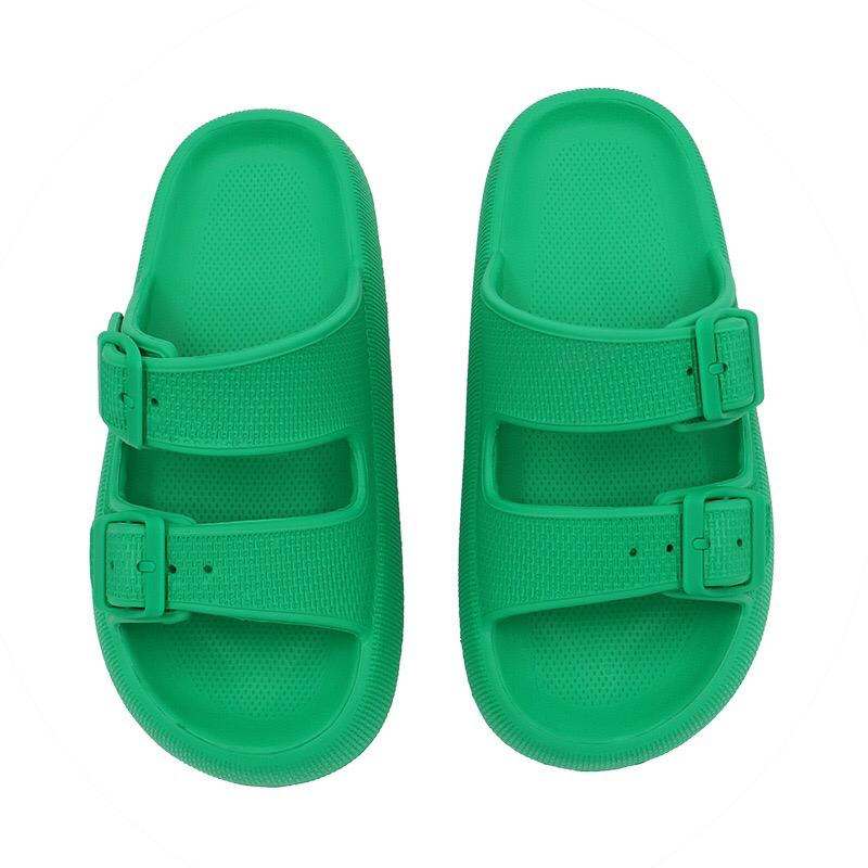 Women's Slip-On Summer Sandals with Adjustable Buckle Straps