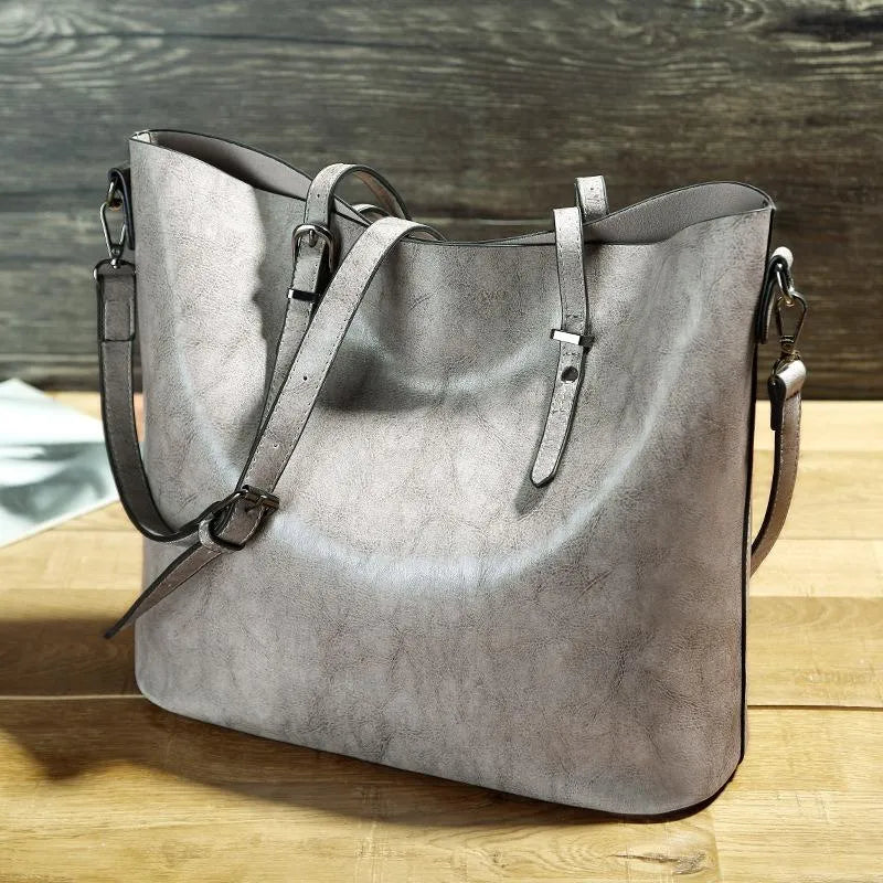 NICOLE | VINTAGE LEDER SCHULTERHANDTASCHE