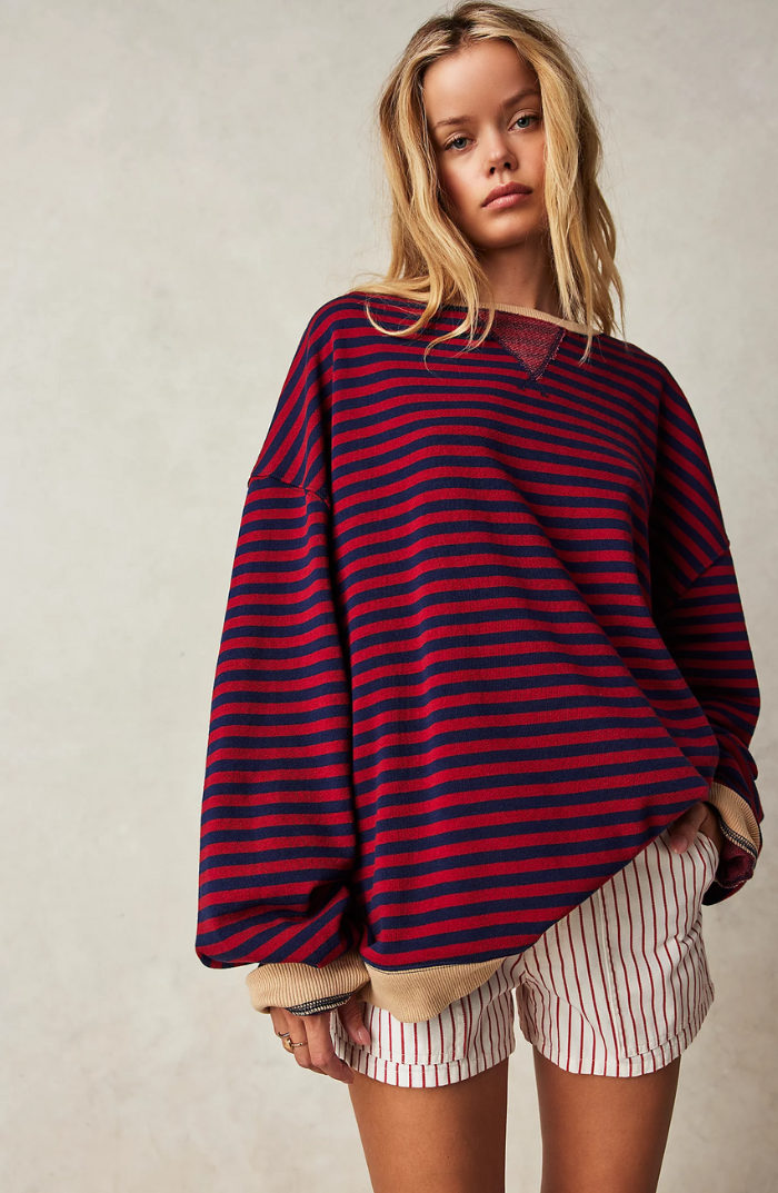 AMBER | OVERSIZED STRIPED JUMPER