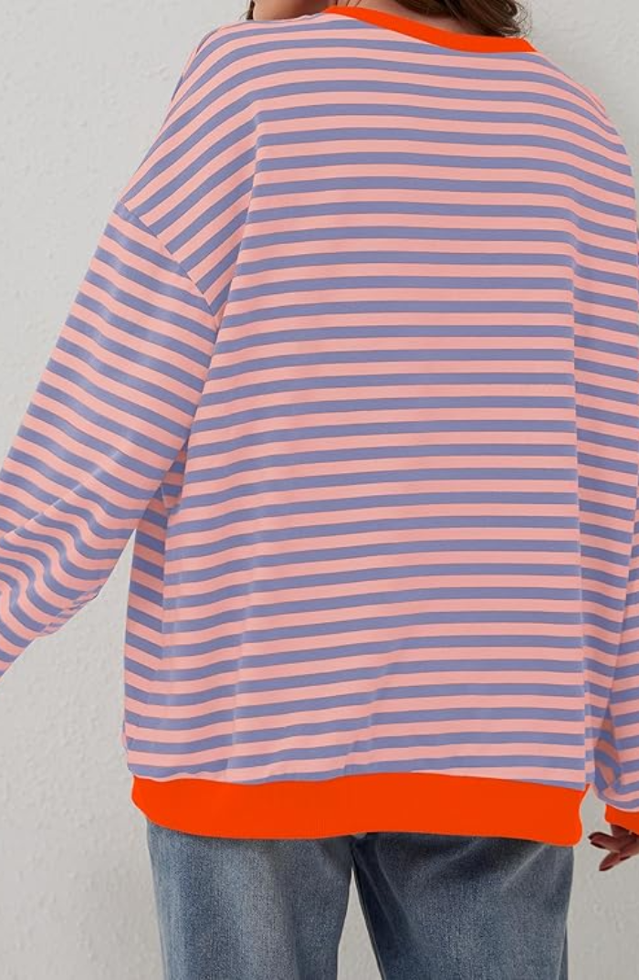 AMBER | OVERSIZED STRIPED JUMPER