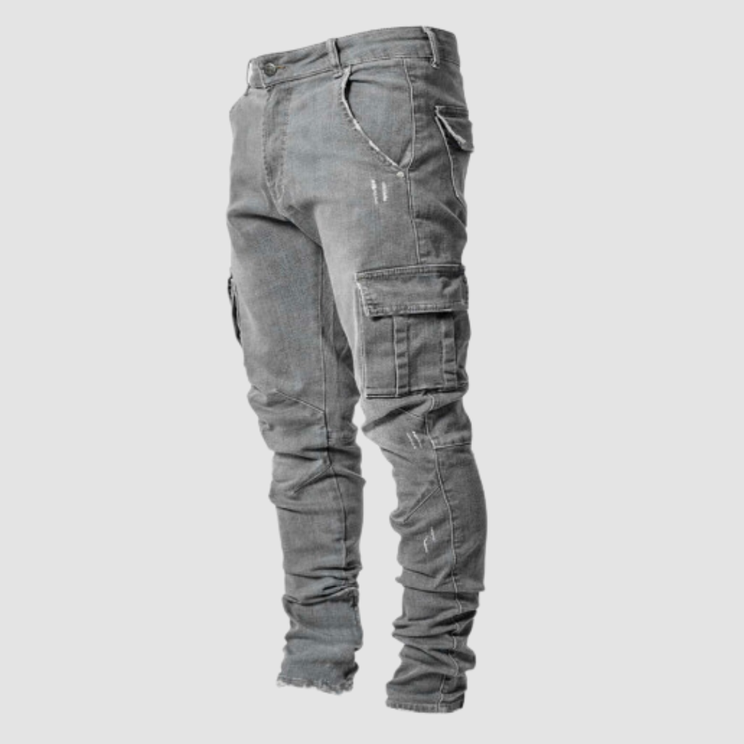 Casper - Ultra Stretch - Cargo-Jeans