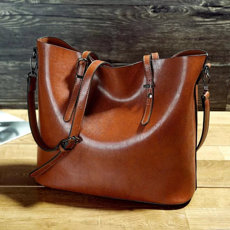 NICOLE | VINTAGE LEDER SCHULTERHANDTASCHE