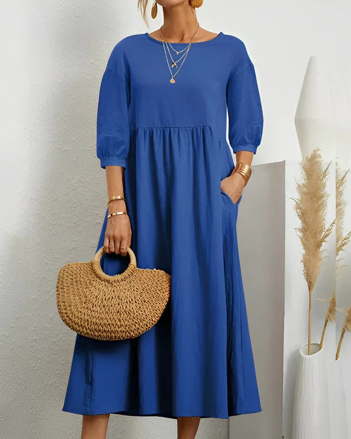 Coco Gianna | Inger Breathable Linen Maxi Dress