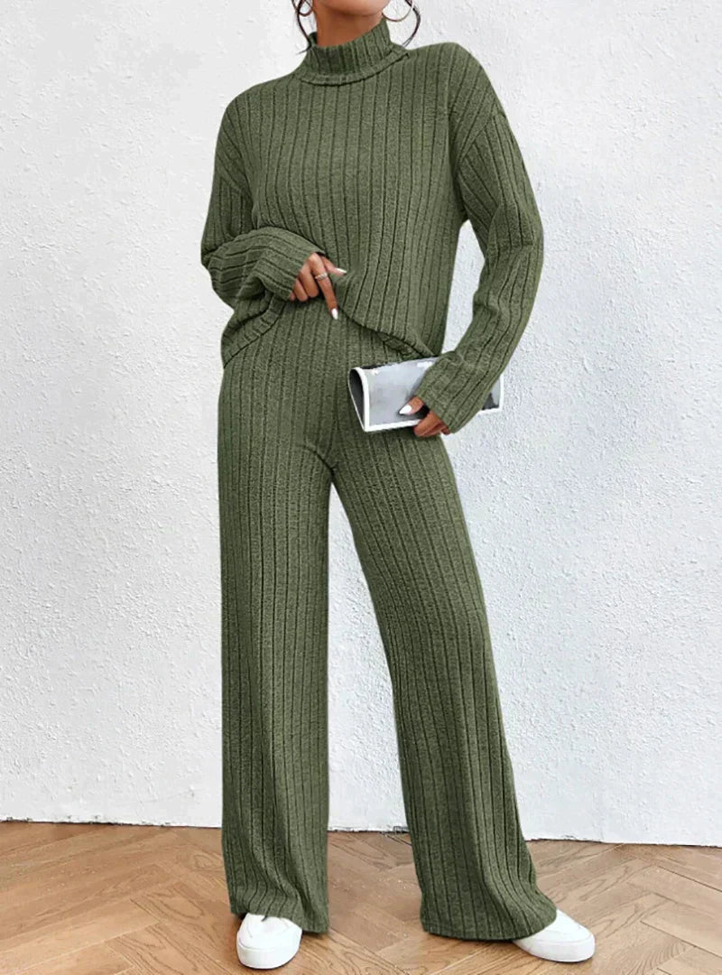 Helene - Strickhose - Rollkragenpullover