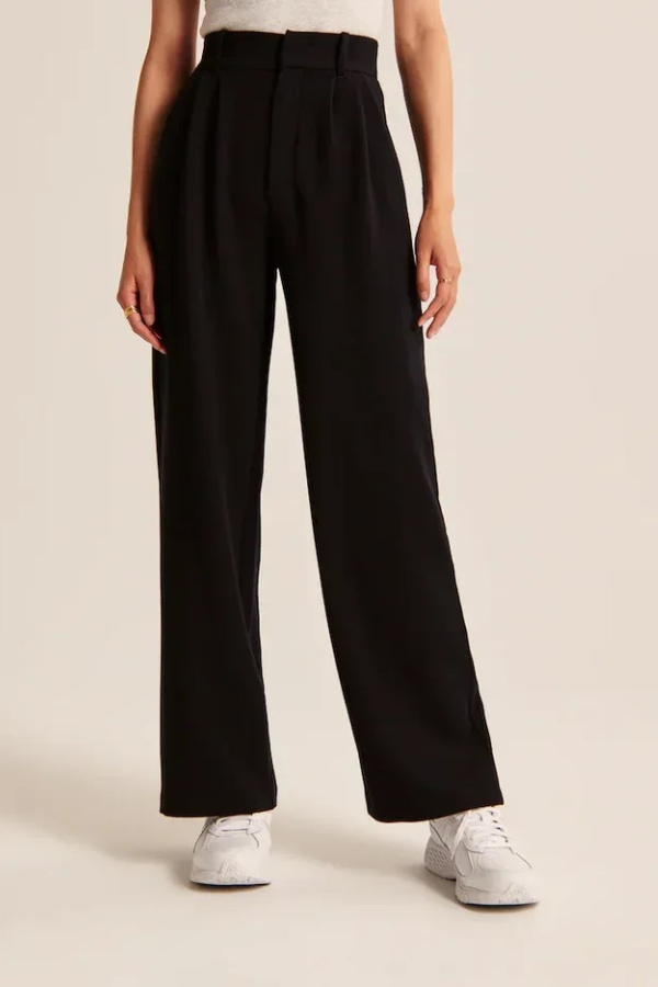 Wide Leg Tailored Pants