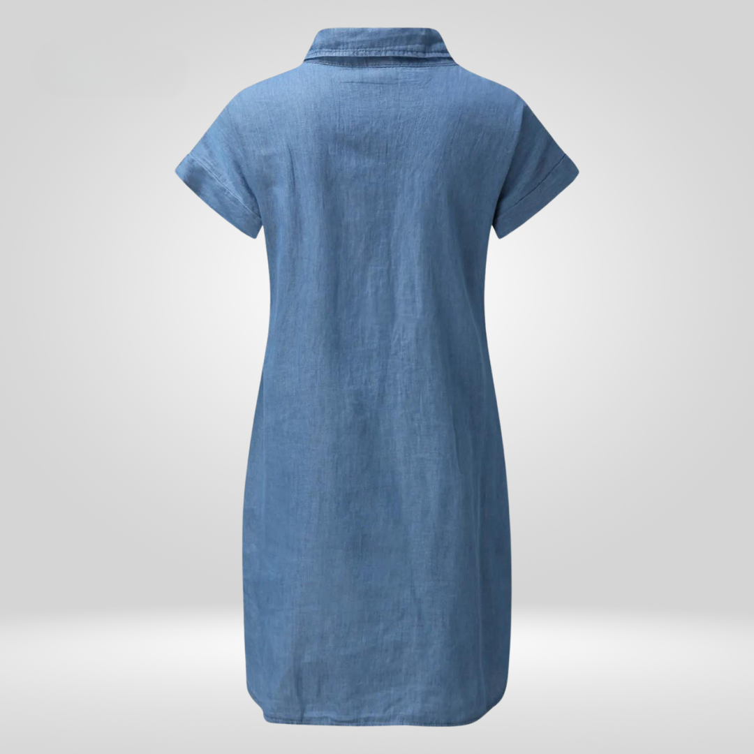 Amelie - Denim kleid - Mühelose Eleganz